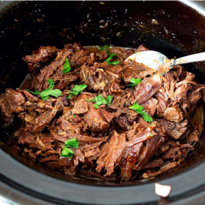 Morrocan shredded beef